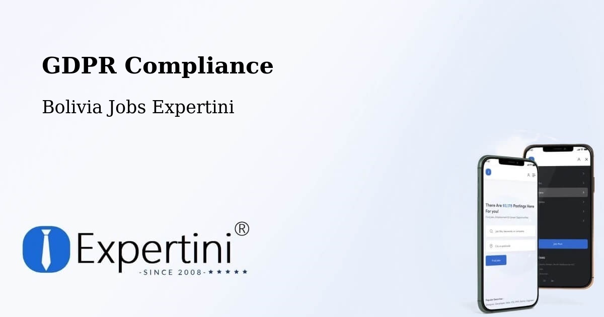 EU GDPR Compliance Statement – Chulumani - Bolivia Jobs Expertini