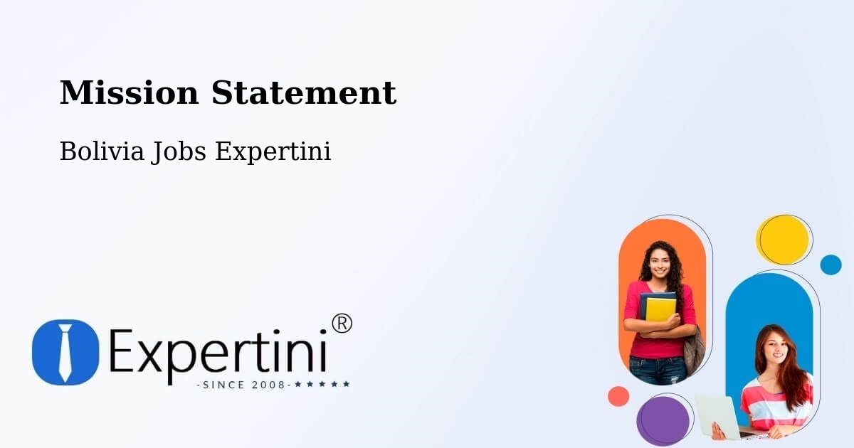 Corporate Mission – Chulumani - Bolivia Jobs Expertini